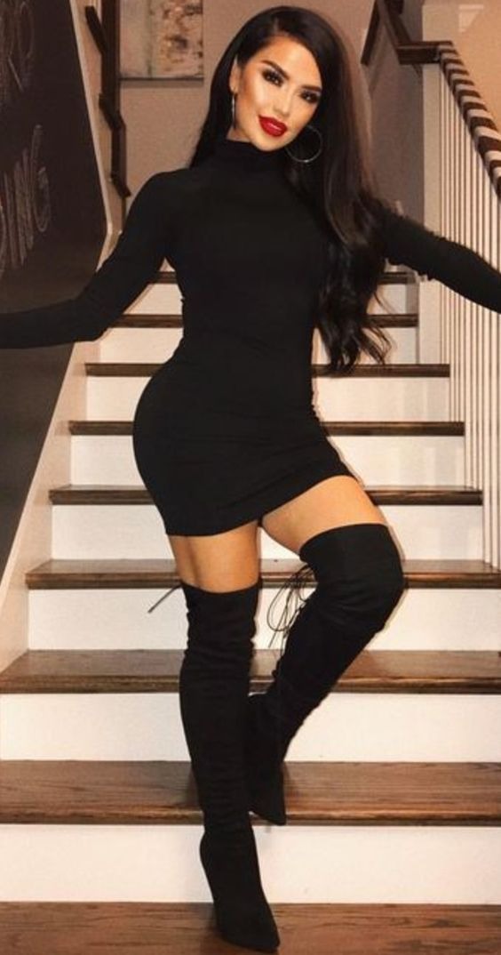 Botas over-the-knee femininas para looks de inverno