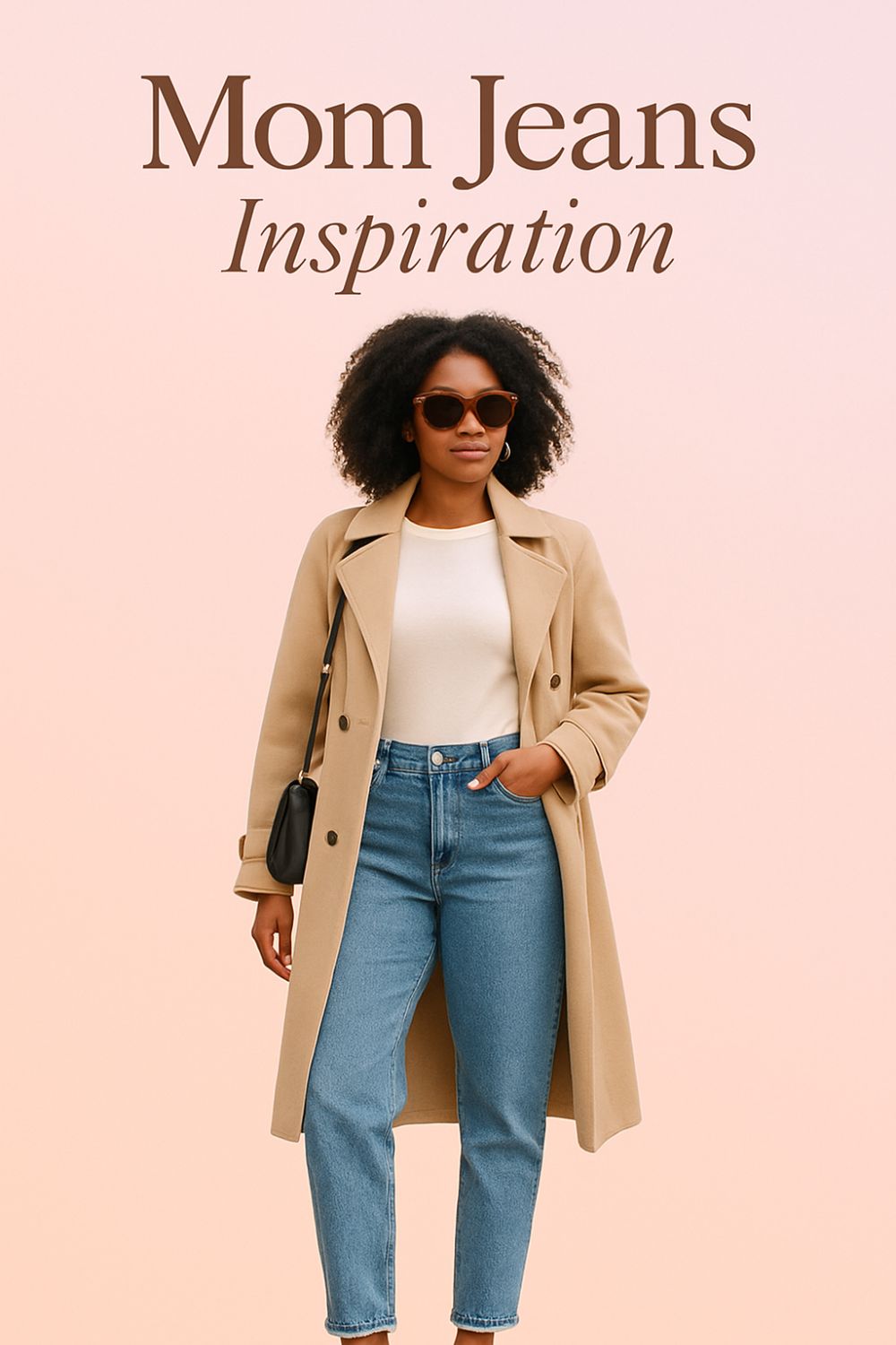 Calca jeans feminina dobrada sobre superfice clara