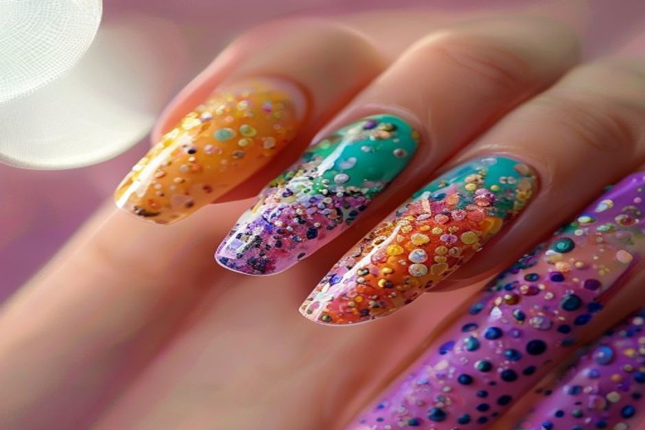 Unhas paleta de cores para nail art inspirada em concertos de diferentes generos musicais