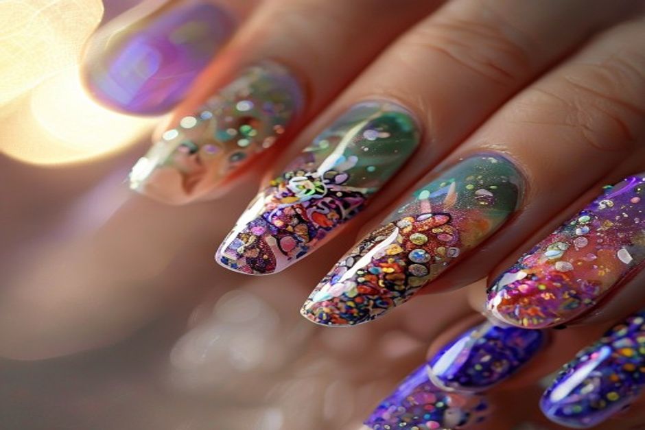 Unhas colecao de nail art inspirada em concertos com diferentes estilos e generos musicais