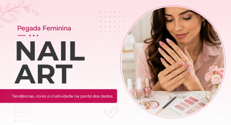 Tendências em nail art - Pegada Feminina