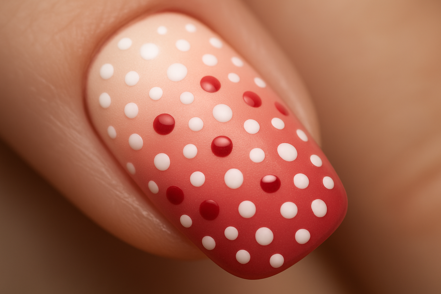 Unhas Tutorial de unhas decoradas com técnicas de dotting e ombré