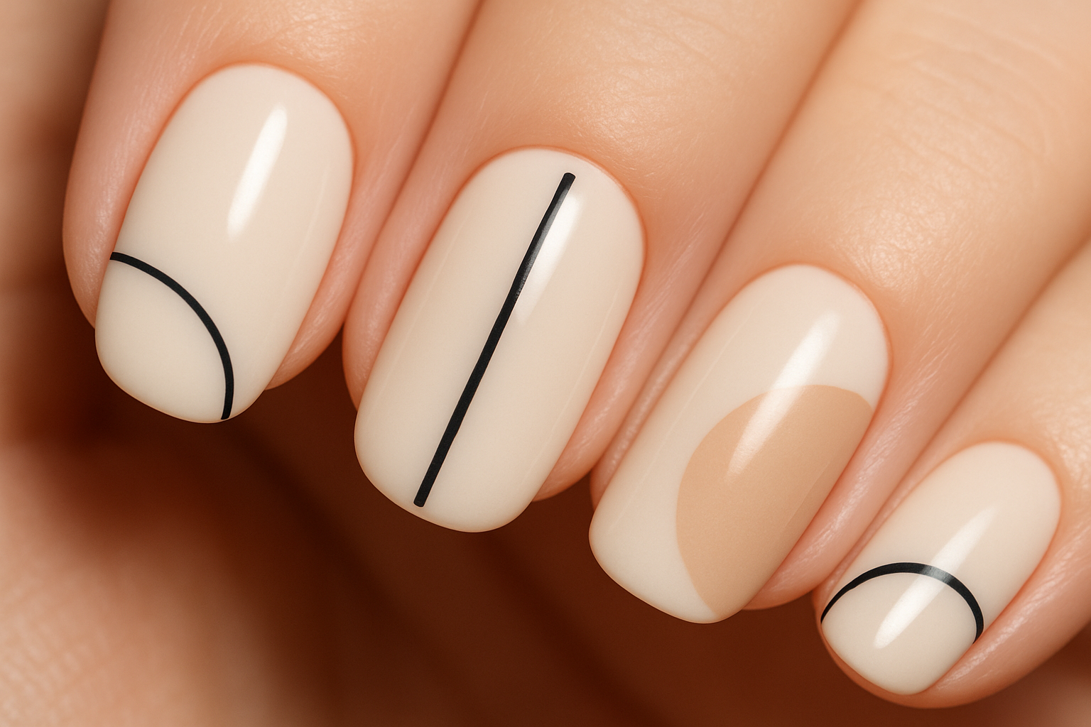 Unhas Tendências de nail art 2025 2026 com designs modernos e minimalistas